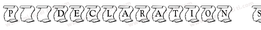 P22Declaration Signers字体转换